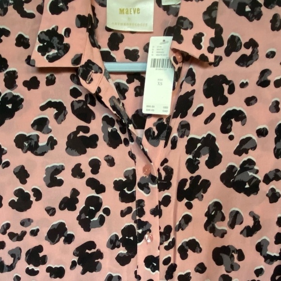 Anthropologie Maeve Rita Printed Tunic Blouse - Picture 5 of 7